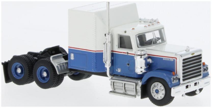 Brekina  1:87th Scale Chevrolet Bison Towing Vehicle White/Blue