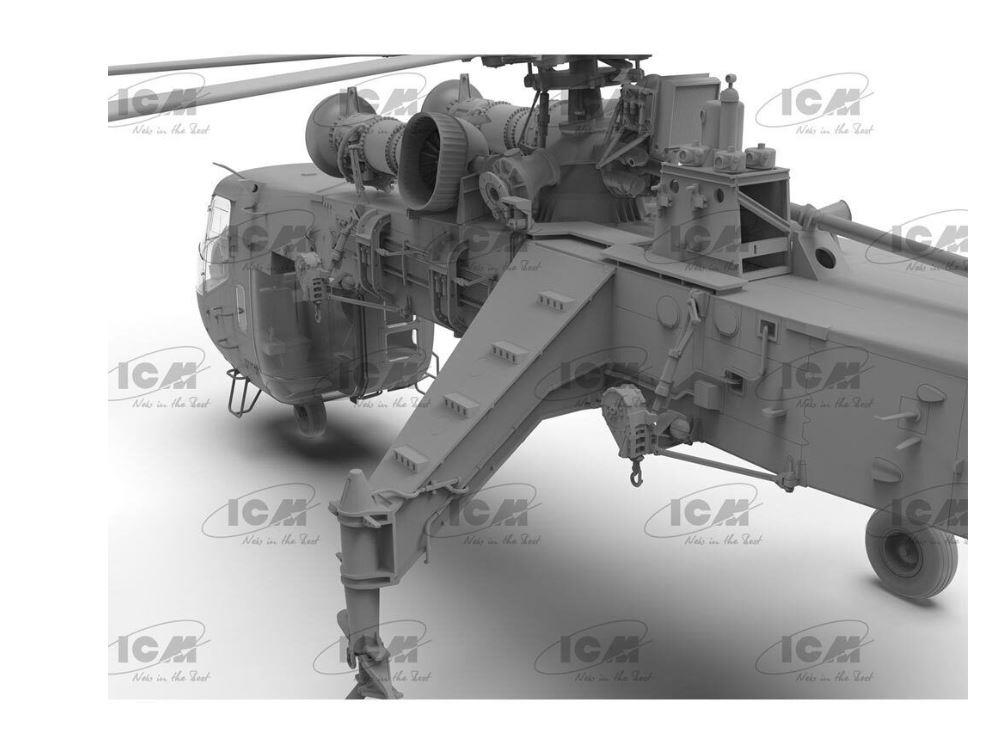 ICM 53054 1/35 Scale Sikorsky CH-54A Tarhe US Helicopter Model Kit