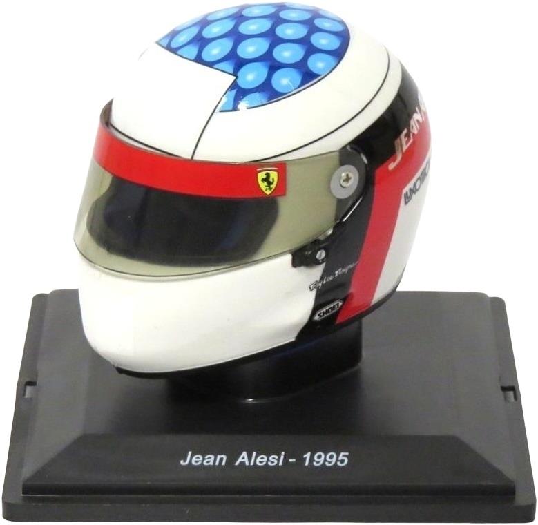 Atlas Editions 1:5th Scale Jean Alesi 1995 Ferrari F1 Helmet Collection