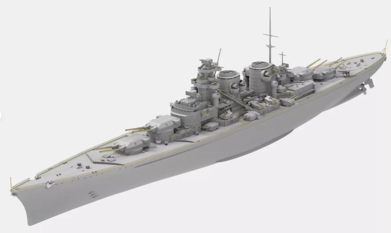 Very Fire 1/700 Scale German Battleship H-Class H-39 Hutten VF700906