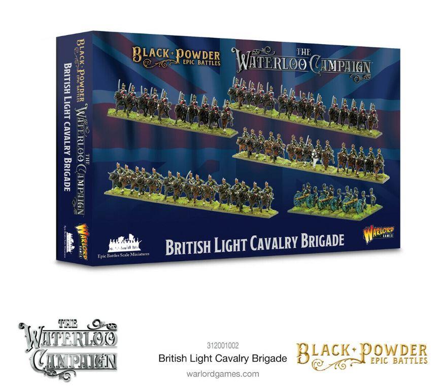 Black Powder 312001002 15MM Epic Battles: Waterloo – British Light Cavalry Brigade