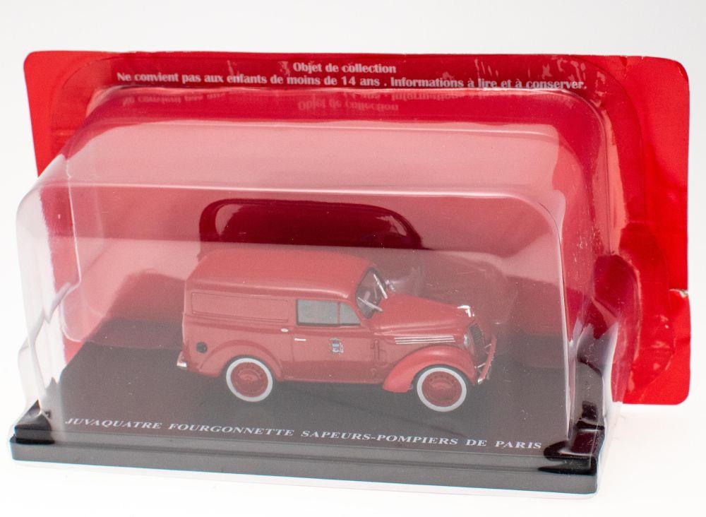 Atlas Editions 1:43 Scale Renault Juvaquatre Fourgonnette Sapeurs Pompiers De Paris 1953-Renault Collection