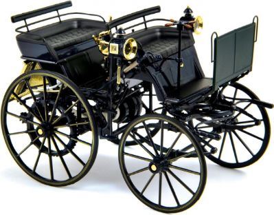 Norev 1:18 Scale Daimler Motorkutsche Dark Blue 1886