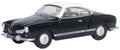 Oxford Diecast 1:76 Scale VW Karmann Ghia Black/Lotus White