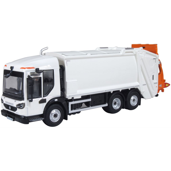 Oxford 1:76 Scale Dennis Eagle Refuse Truck White