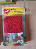 Heki Scenery HO/TT/N/Z Scale deco red fleece Blumendecor 28x14 cm