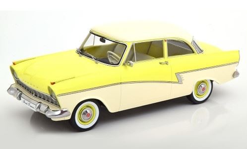 Kk Scale 1:18 Scale Ford Taunus 17M P2 1957 Yellow/White