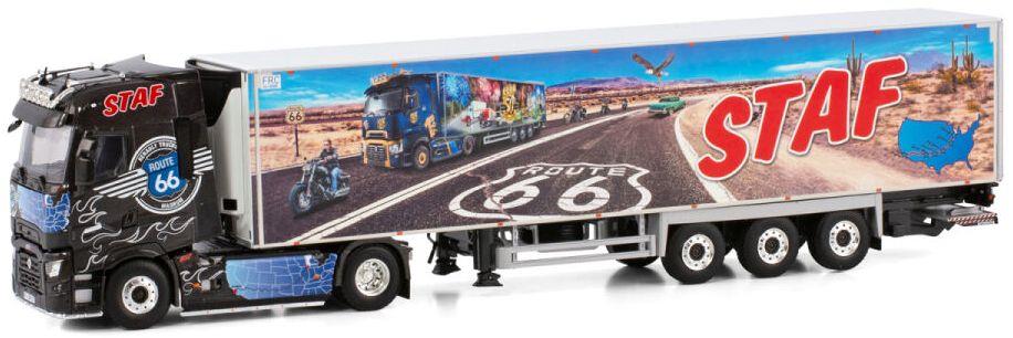WSi 1:50 Scale Renault T High 4x2 Reefer Trailer 3 Axle 'Staf'