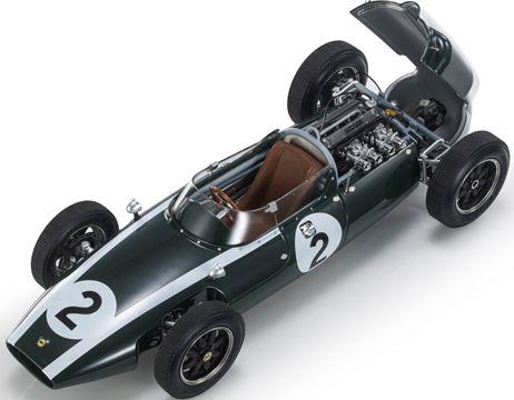 GP Replicas 1:18 Scale Cooper T53 #2 Jack Brabham Pole/Fastest Lap/Winner Belgian GP Spa 1960