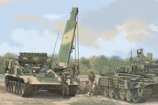 Trumpeter 1:35 Scale Russian BREM-1M Armoured Recovery Vehicle