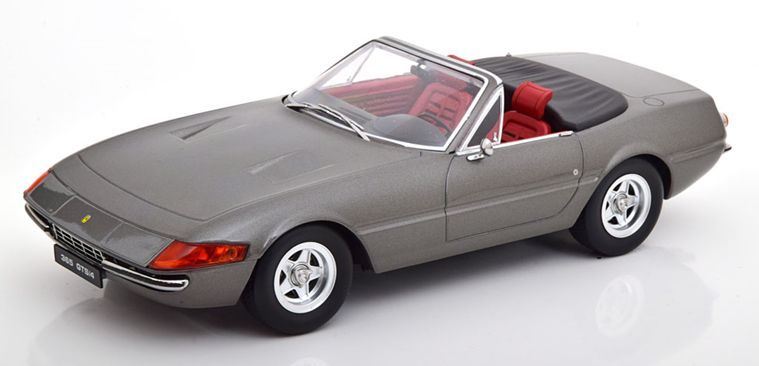 Kk Scale 1:18 Scale Ferrari 365 GTB Daytona Spyder Series 2 1971 Grey Metallic