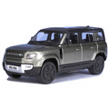 Burago 1:43 Scale Land Rover Defender 110 Silver/Beige