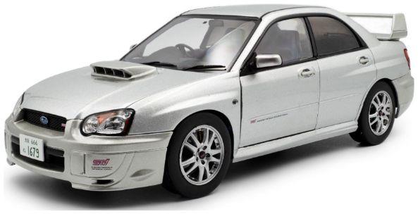 Solido 1:18th Scale Subaru Impreza WRX STI Premium Silver Effect 2003