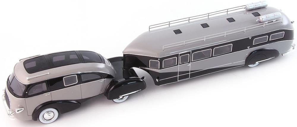 Autocult  1:43rd Scale Zephir Land Yacht Grey/Black