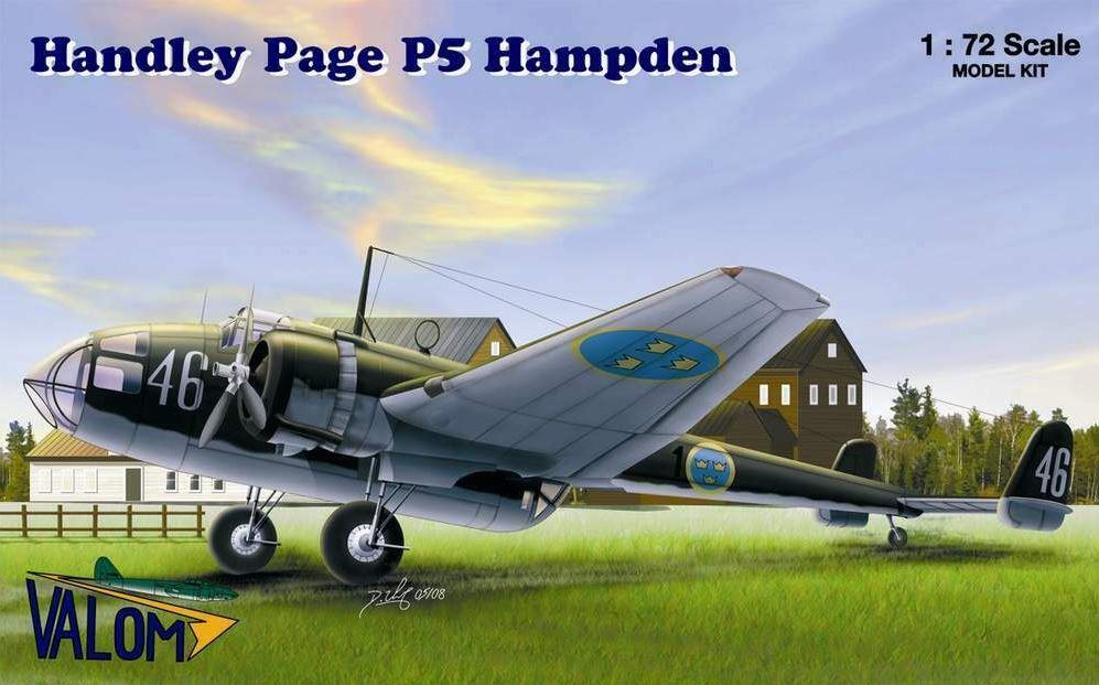 Valom Plastic 72045 1/72 Scale Handley Page P5 Hampden
