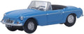Oxford Diecast 1:148 Scale MGB Roadster Iris Blue