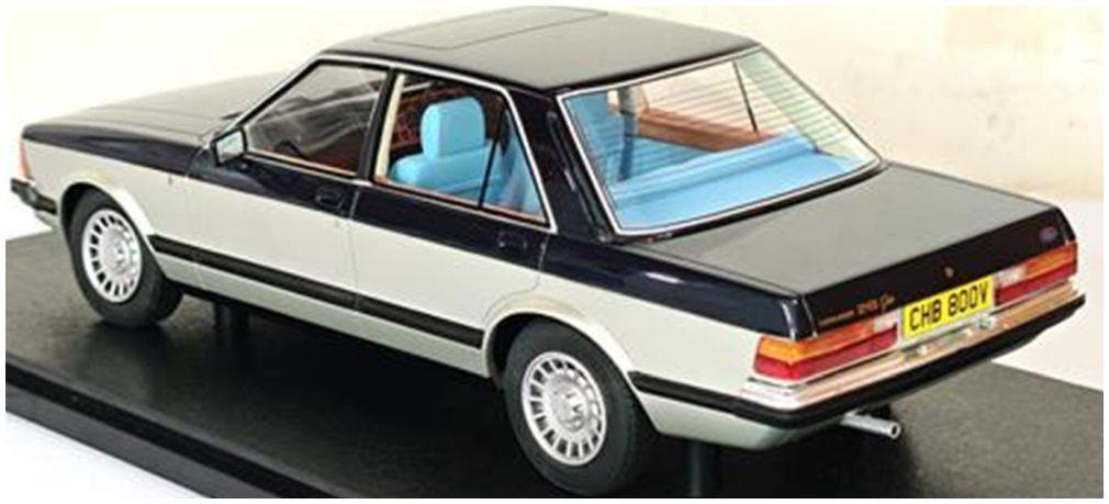 Cult 1:18th Scale Ford Granada 2.8 Ghia Sapphire Blue/Silver