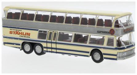 Brekina 1:87th Scale Neoplan NH 22 DD 1967 Reiseburo Stahlin