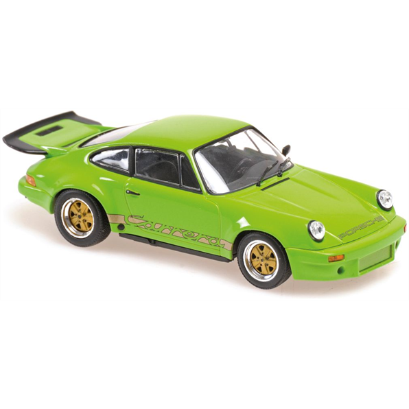 Minichamps 1:43 Scale Porsche 911 Carrera Rs 3.0 1974 - White / W. Blue Decals