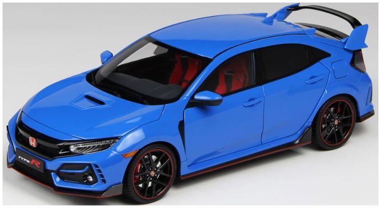 LCD Model 1:18 Scale Honda Civic Type R FK8 2020 Racing Blue