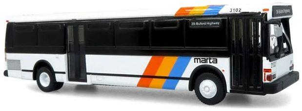 Iconic Replicas 1:87th Scale Grumman 870 Transit Bus: Marta Atlanta 1980