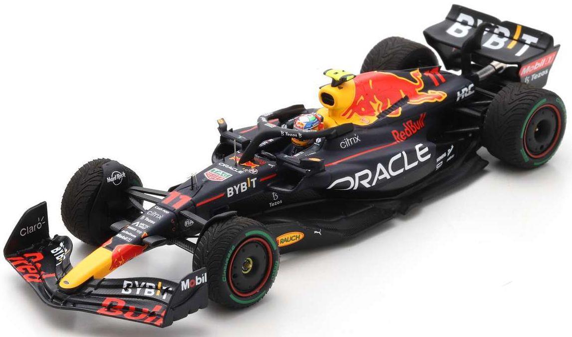 Spark 1:43 Scale Oracle Red Bull Racing RB18 #11 Sergio Perez Winner Singapore GP 2022