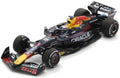 Spark 1:43rd Scale Red Bull Oracle Racing RB21 #1 Winner Abu Dhabi GP 2025 Max Verstappen w/Pit Board