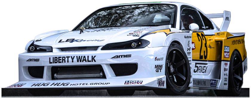 GT Spirit 1:18 Scale Nissan S15 Silvia LB Super Silhouette White 2021