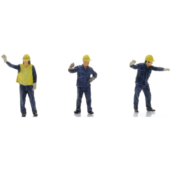 Artitec 1:87 Scale Locomotor Crew pre-1990 (3x) Ready-Made Figures