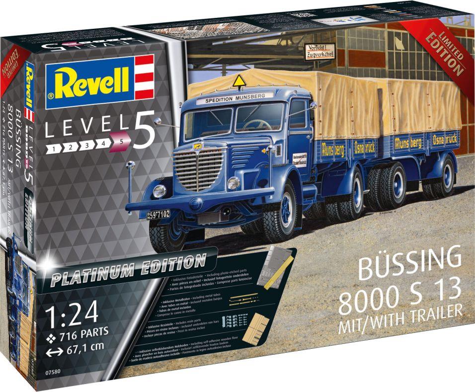 Revell 1:24 Scale Bussing 8000 S 13 w/Trailer 'Platinum Edition'