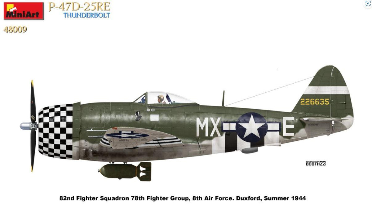 Miniart 48009 1/47 P-47D-25RE THUNDERBOLT