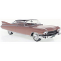 Whitebox 1:24 Scale Cadillac Eldorado Seville Dusky Pink Metallic w. Maroon roof