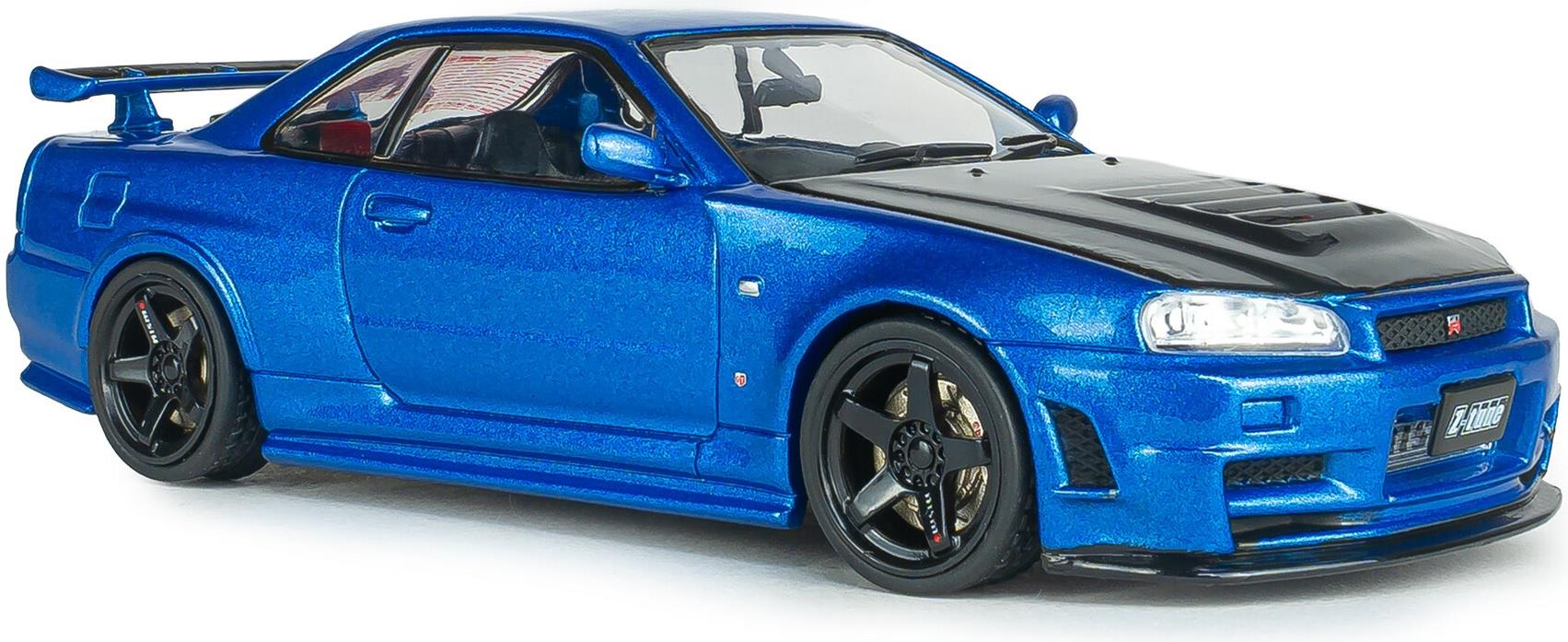 Solido  1:43rd Scale Nissan Skyline GT-R (R34) ZTune Bayside Blue 1998