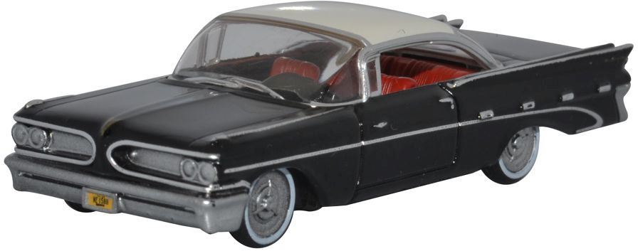 Oxford 1:87 Scale Pontiac Bonneville Coupe 1959 Regent Black/White