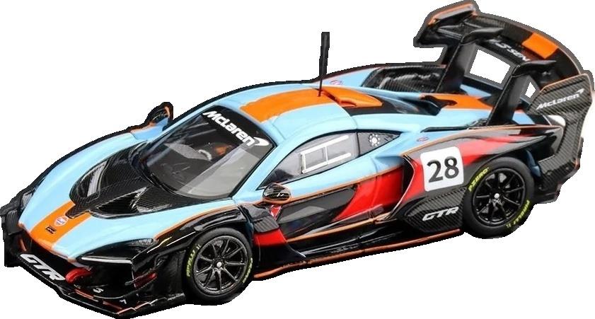 LCD  1:64th Scale McLaren Senna GTR Gulf Colours