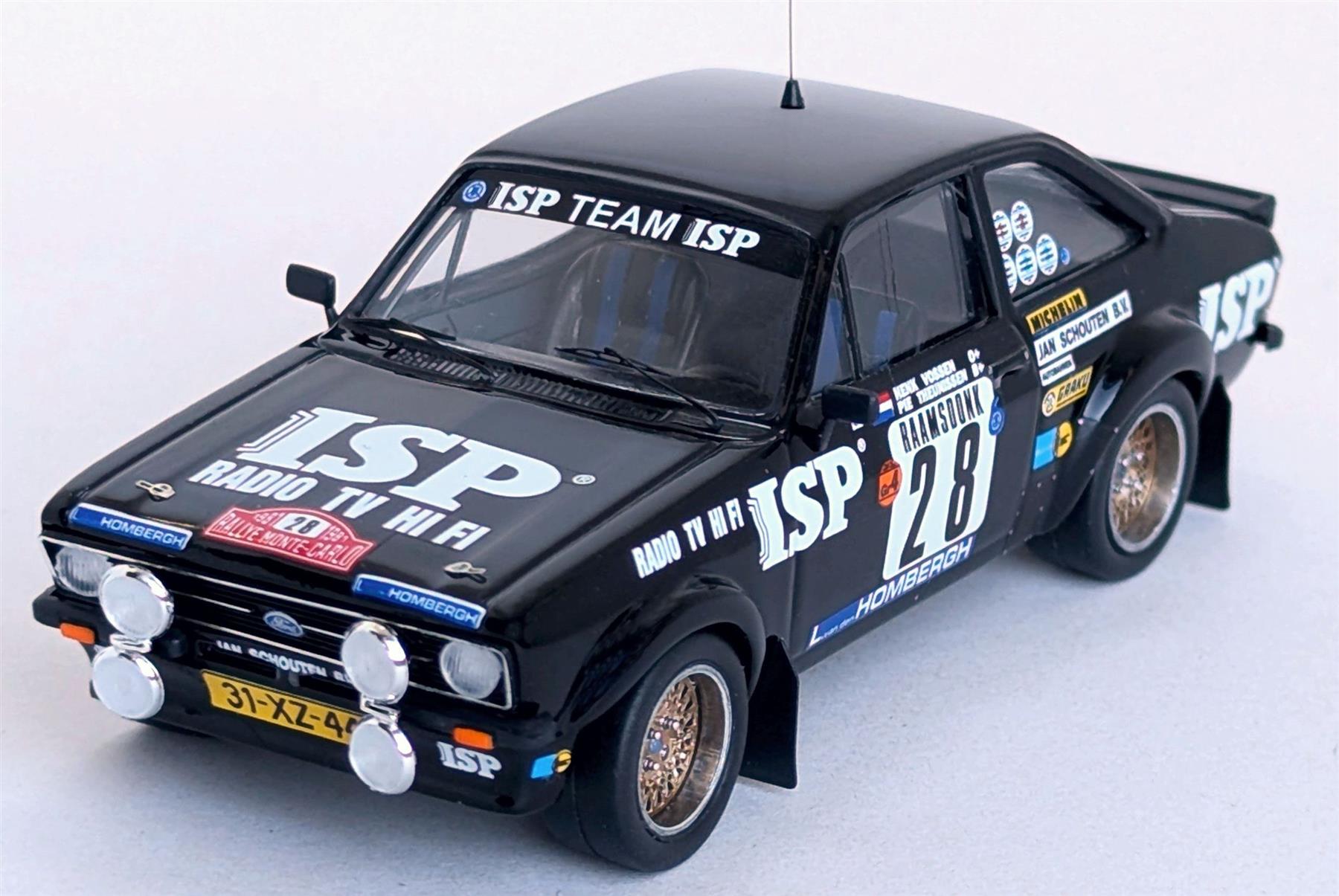 Trofeu  1:43rd Scale Ford Escort Mk2 Monte Carlo Rally 1981 Henk Vossen/Pie Theunissen