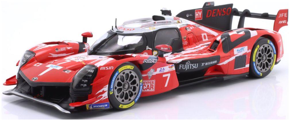 IXO  1:18th Scale Toyota GR010 Hybrid #7 5th 24h Le Mans 2025 Gazoo 40 Years Retro Livery Conway