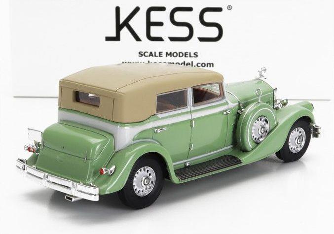 Kess 1:43 Scale Pierce Arrow 124 Green Convertible Berline Sedan Le Baron Closed 1933