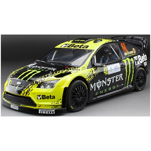 Sunstar 1:18 Scale Ford Focus RS WRC '08 #46 V.Rossi C.Cassina Monza Rally Show 2009 (999pcs)