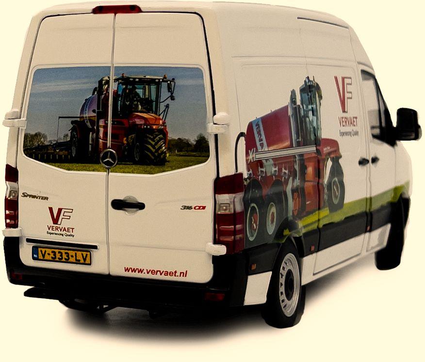 Marge Farm Models 1:32nd Scale Mercedes Benz Sprinter White Vervaet Edition