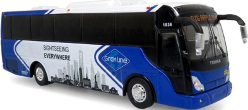 Iconic Replicas 1:87 Scale TEMSA TS35E Coach New York Gray Line Sightseeing Big Apple Tours