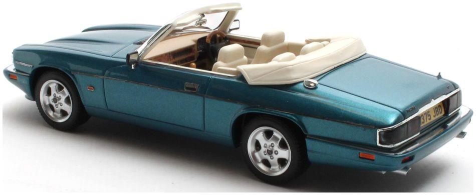 Matrix 1:43rd Scale Jaguar XJS 4.0 Celebration Turquoise Convertible Open 1995-1996