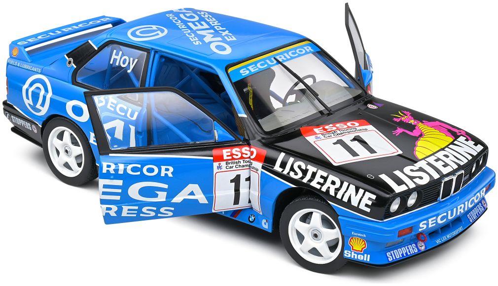 Solido 1:18 Scale BMW E30 M3 Blue BTCC 1991