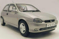 Model Car Group 1:18th Scale Vauxhall Corsa GSI Silver RHD UK Exclusive