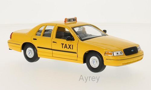 Welly 1:24 Scale Ford Crown Victoria "New YorkTaxi", yellow