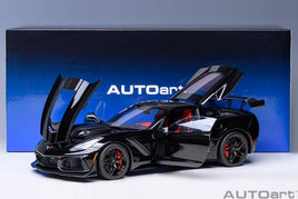 Autoart 1:18 Scale Chevrolet Corvette ZR1 2019 Gloss Black (Full Openings)
