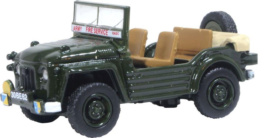 Oxford Diecast 1:76 Scale Austin Champ RASC Fire Service