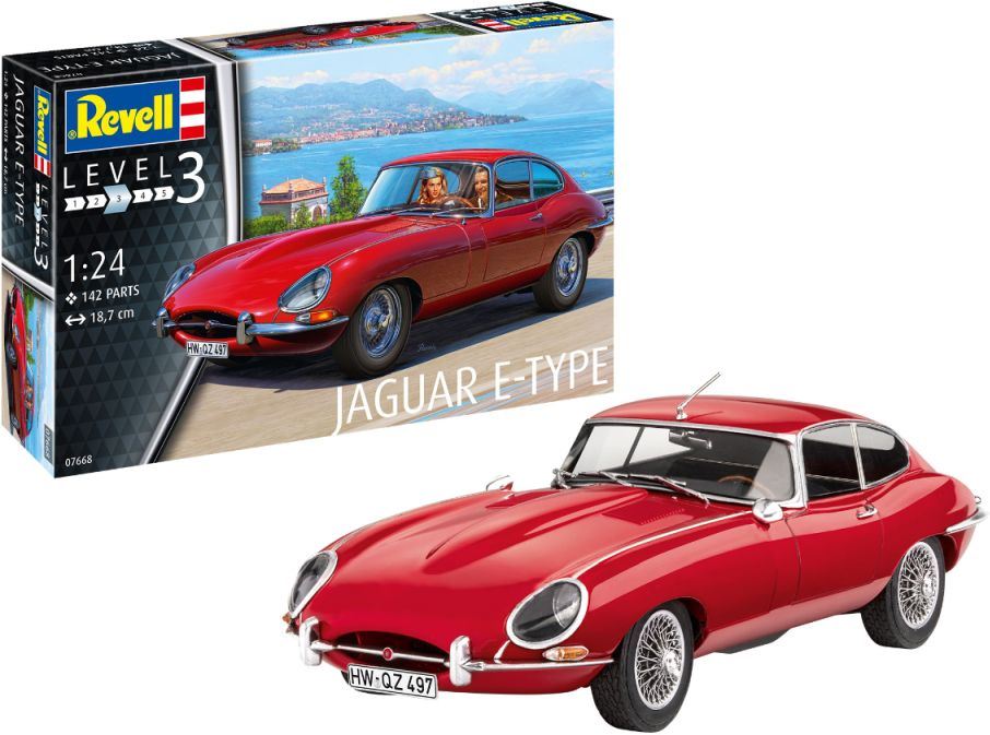 Revell 1:24 Scale Jaguar E-Type (Coupe)