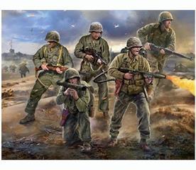 Zvesda 1:72 Scale US Marines WWII
