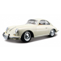 Burago 1:24 Scale Porsche 356 B Coupe 1961 - White